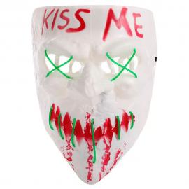 Kiss Me Mask LED Grön