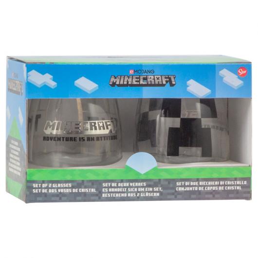 Minecraft Glas 2-pack