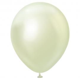 Latexballonger Chrome Green Gold 25-pack