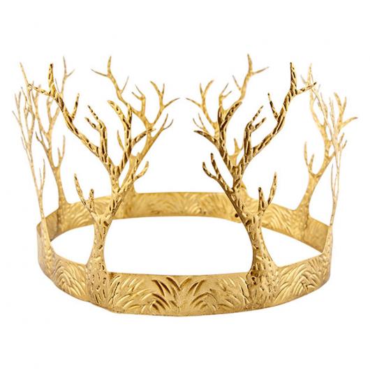 Krona med Träd Guld