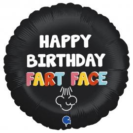 Happy Birthday Fart Face Folieballong