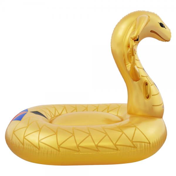 Uppblsbart Baddjur Guld Kobra