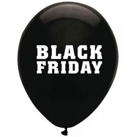 Svarta Black Friday Ballonger 50-pack