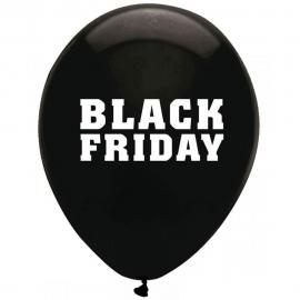 Svarta Black Friday Ballonger 25-pack