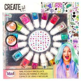 Nagellack med Stickers Set Barn