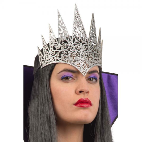 Prinsess Tiara Silver Glitter