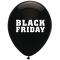 Svarta Black Friday Ballonger