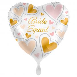 Hjärtballong Bride Squad