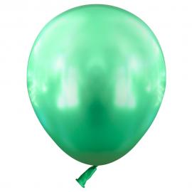 Miniballonger Chrome Grön 100-pack