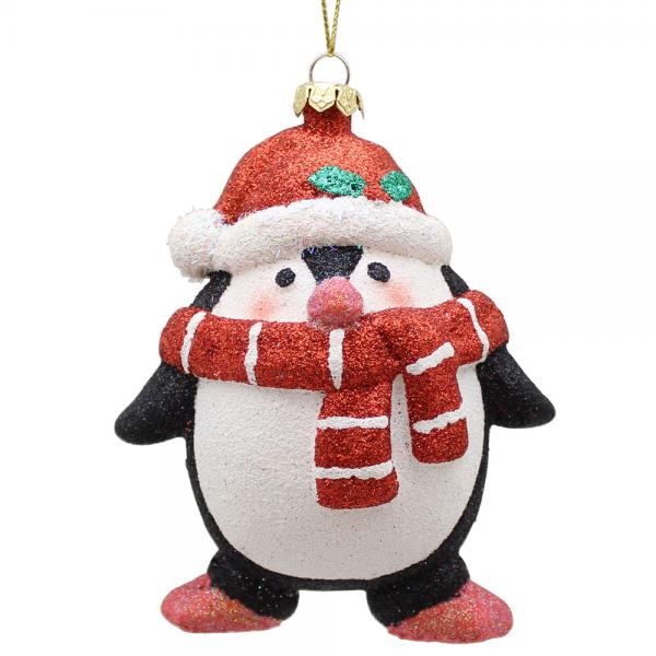 Julgranshnge Pingvin Svart