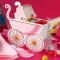 Baby Shower Presentaskar Barnvagn Rosa