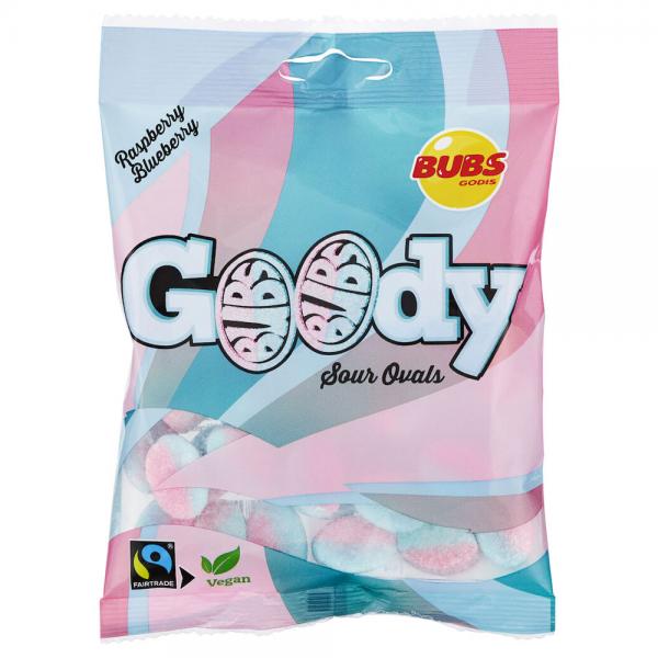 Bubs Goody Sour Ovals Hallon och Blbr