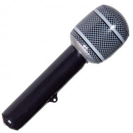 Uppblåsbar Mikrofon Svart