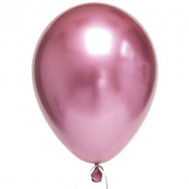 Chrome Ballonger Rosa 50-pack