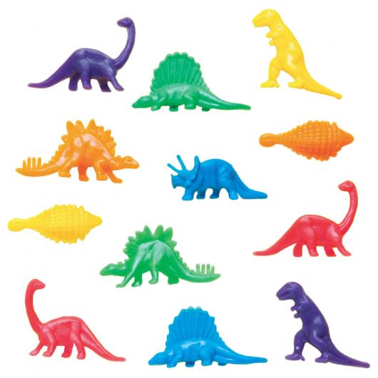Färgglada Leksaksdinosaurier