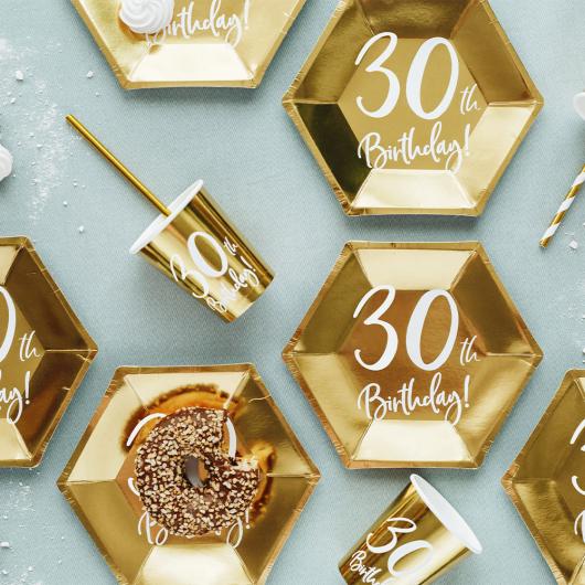30th Birthday Muggar Guld