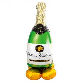 Stor Champagneflaska Folieballong