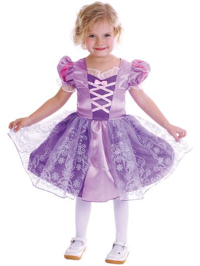Lila Prinsessklnning Barn