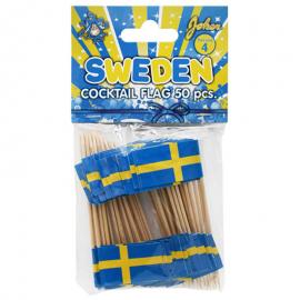 Cocktailflaggor Svenska Flaggan