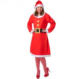 Mrs Santa Claus Dräkt XL