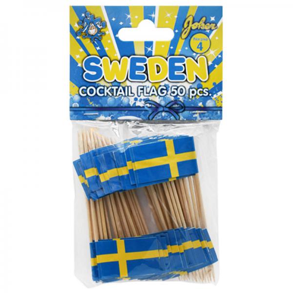 Cocktailflaggor Svenska Flaggan