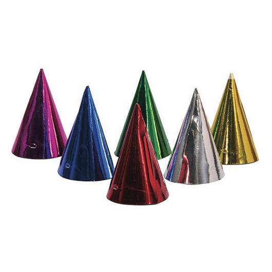Flerfrgade Partyhattar Prismatiska