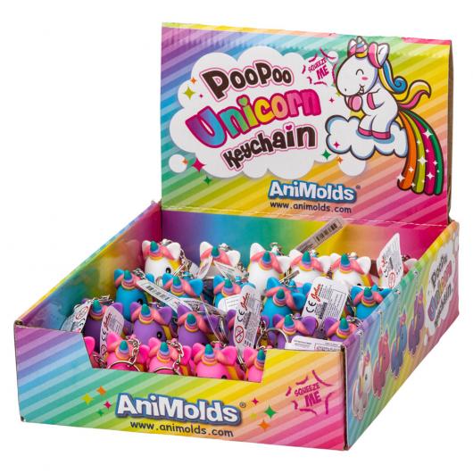 Poop Unicorn Nyckelring