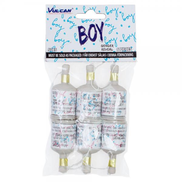 Party Poppers Boy or Girl Bl