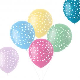 Latexballonger Pastell Sprinkles