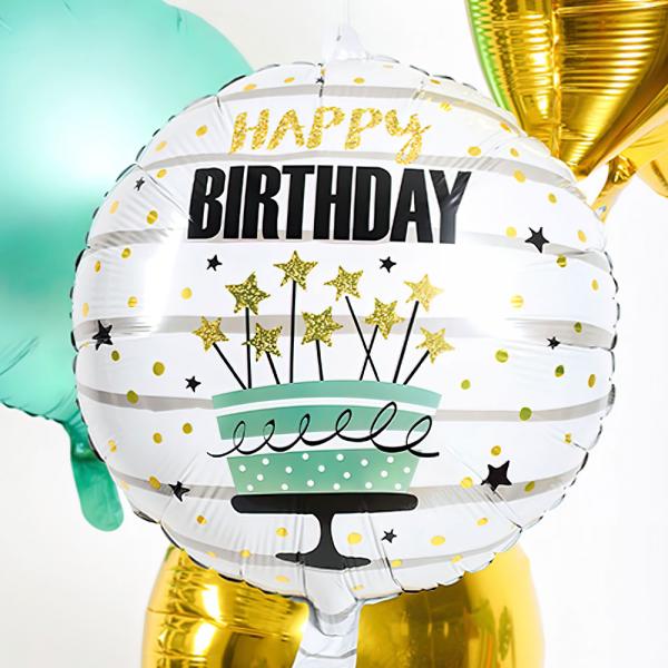 Folieballong Happy Birthday Trta