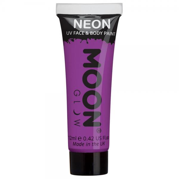 Moon Glow Neon UV Kropp- & Ansiktsfrg Intensiv Lila