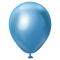 Blå Mini Chrome Ballonger