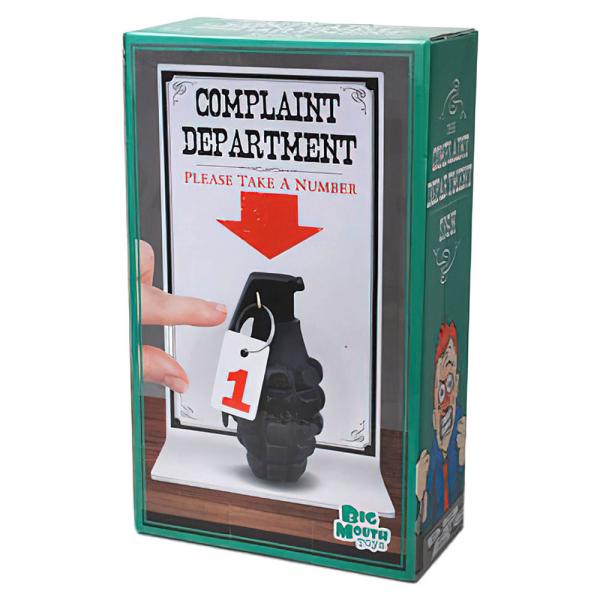 Complaint Department Skylt