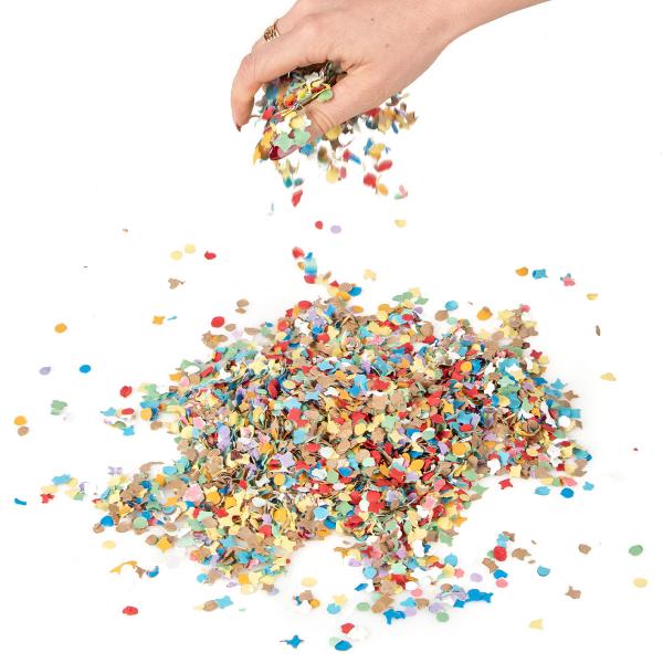 Flerfrgad Konfetti 1 kg