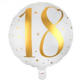 18 Års Folieballong Stjärnor