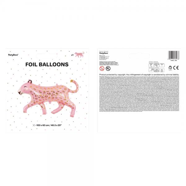Leopard Folieballong