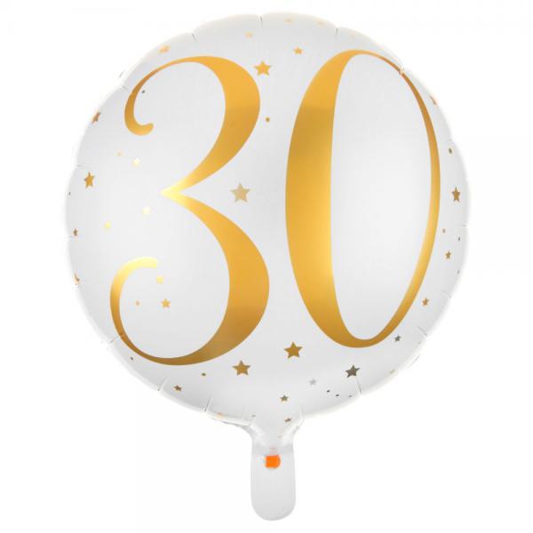30 rs Folieballong Stjrnor