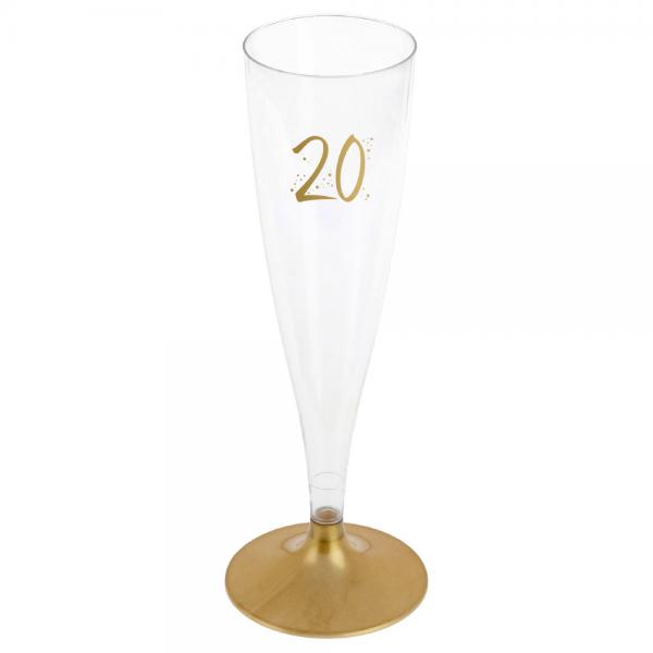 20-rs Champagneglas Flergngs Guld