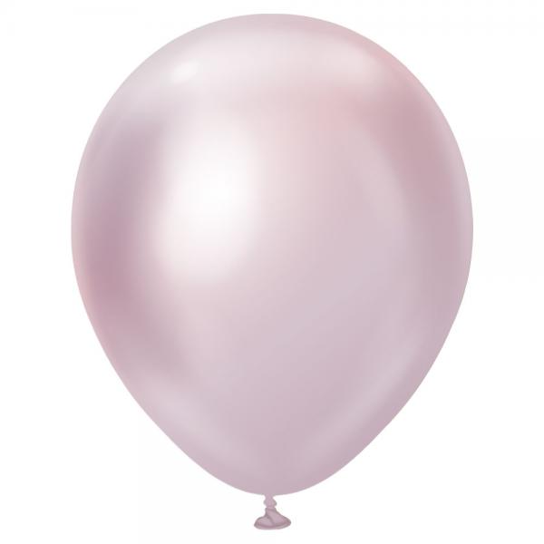 Chrome Latexballonger Pink Gold