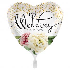 Mr & Mrs Married Ballong Wedding Flower