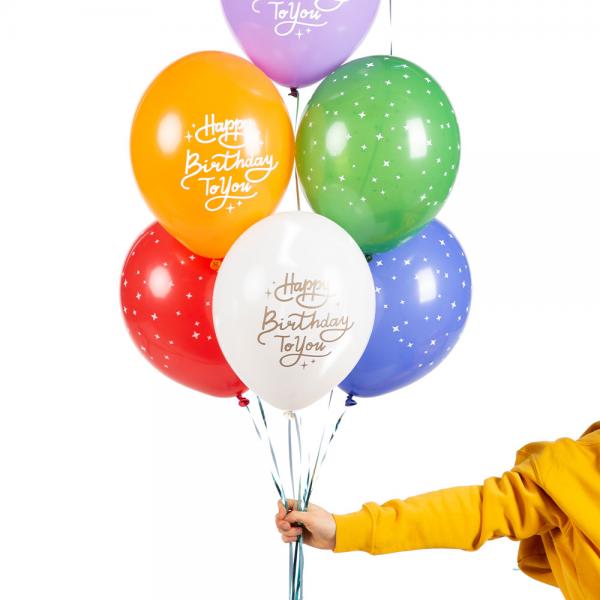 Latexballonger Happy Birthday To You 50-pack