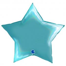 Stor Folieballong Stjärna Platinum Tenerife Sea