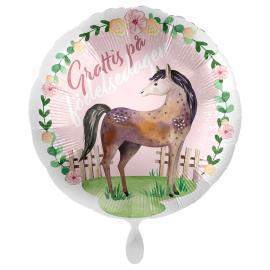Grattis På Födelsedagen Ballong Charming Horse