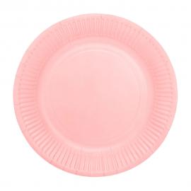 Papperstallrikar Rosa 18 cm 20-pack