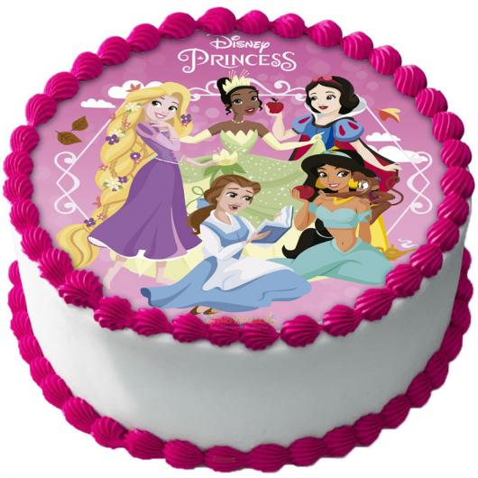 Disney Prinsessor Tårtoblat A 16 cm