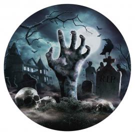 Halloween Tallrikar Kyrkogård