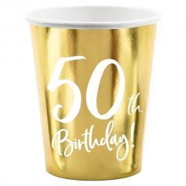 50th Birthday Muggar Guld