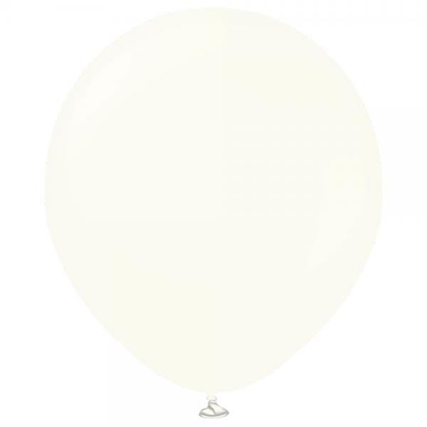Premium Stora Latexballonger Retro White
