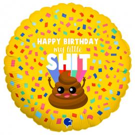 Happy Birthday My Little Shit Folieballong