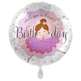 Happy Birthday Ballong Ballerina Birthday